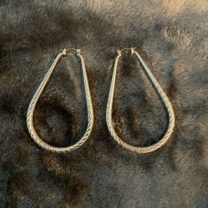 💚Minimalist Silver Hoops
